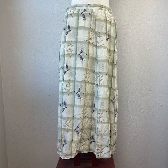 Travis Ayer’s Silk Maxi Skirt Size 10 EUC - Picture 1 of 7